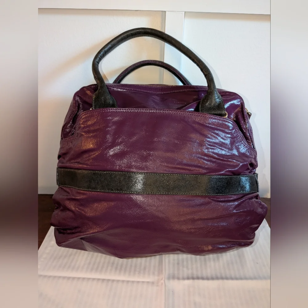 See By Chloé Day Tripper Purple Leather Satchel